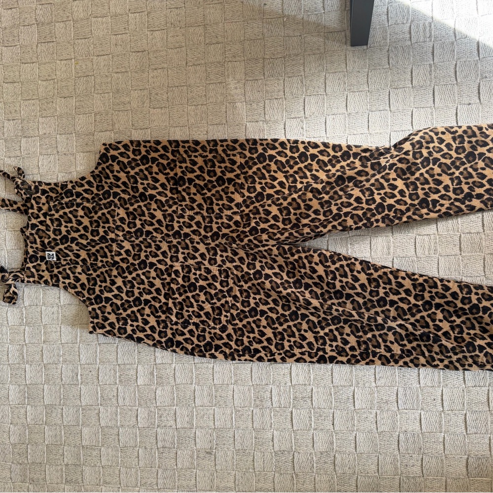 Lucy & Yak Leopard Print Women's Overalls